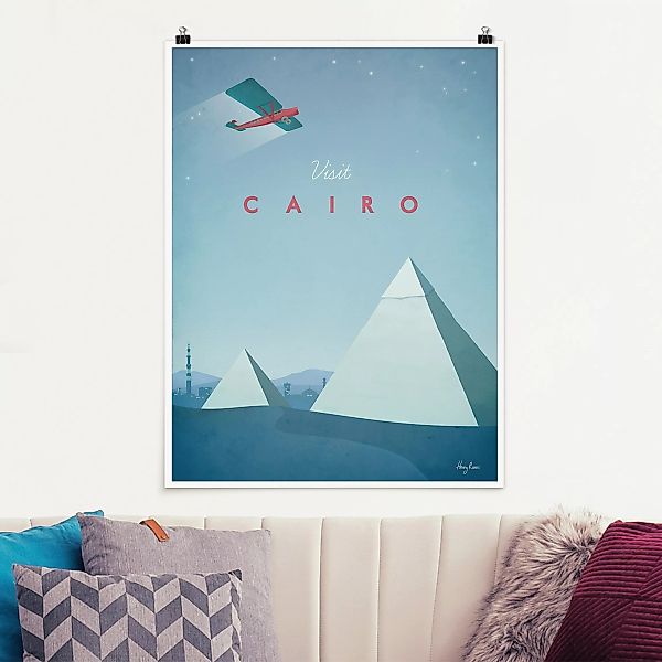 Poster Architektur & Skyline - Hochformat Reiseposter - Cairo günstig online kaufen