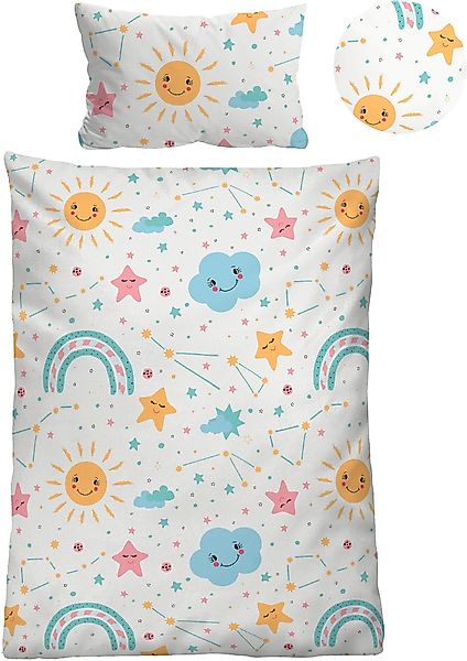 Biberna Kinderbettwäsche Lian, Linon, 2 teilig, günstig online kaufen