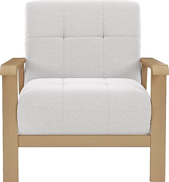 sit&more Sessel "Billund", Armlehnen aus Buchenholz in natur, verschiedene günstig online kaufen