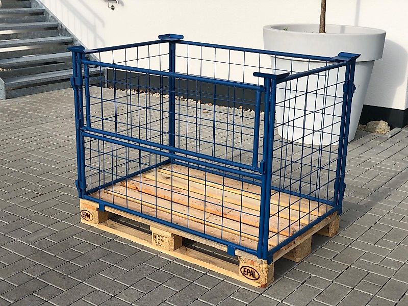 Systafex® Aufbewahrungsbox Faltbarer Gitterboxaufsatz 120x80x80 cm günstig online kaufen