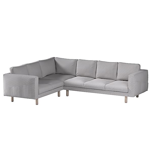Bezug für Norsborg 5-Sitzer Ecksofa, beige-blau, Norsborg 5-Sitzer Ecksofab günstig online kaufen