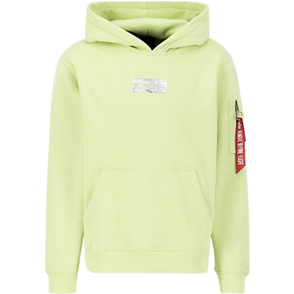 Alpha Industries  Sweatshirt Metal Plate Hoodie - Arctic Lime günstig online kaufen