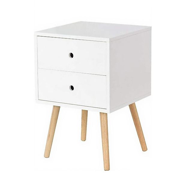 Costway Nachttisch mit Schubladen Beistelltisch Aus Holz günstig online kaufen