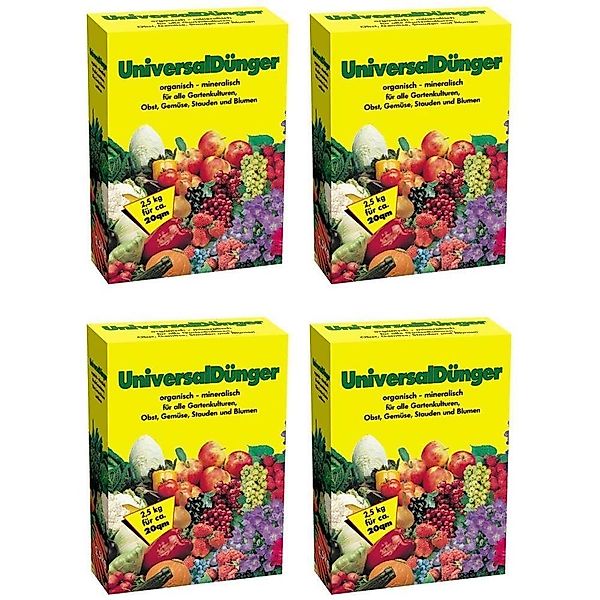 Gärtner's Gartendünger Universaldünger 4x2,5 kg günstig online kaufen