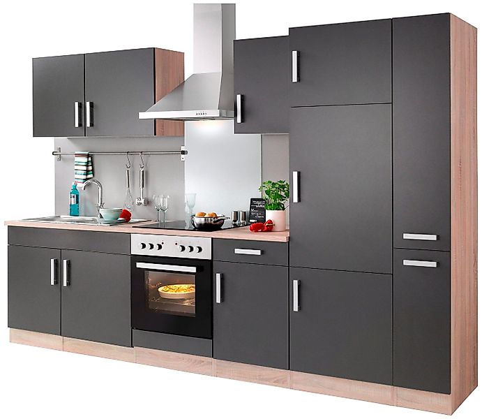 KOCHSTATION Küchenzeile KS-Toronto, Breite 300 cm, mit E-Geräten günstig online kaufen