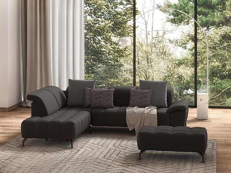 sit&more Ecksofa »Cool L-Form«, wahlweise mit Kopfteilverstellung und Vorzi günstig online kaufen