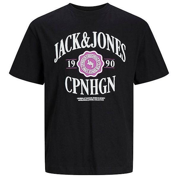Jack & Jones Rundhalsshirt Jack&Jones T-Shirt XXL schwarz JORLUCCA BRANDING günstig online kaufen