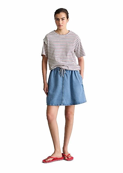 Marc OPolo DENIM T-Shirt "mit Tunnelzug am Saum" günstig online kaufen