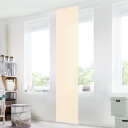 Bilderdepot24 Schiebegardine modern Flächenvorhang blickdicht Crème günstig online kaufen