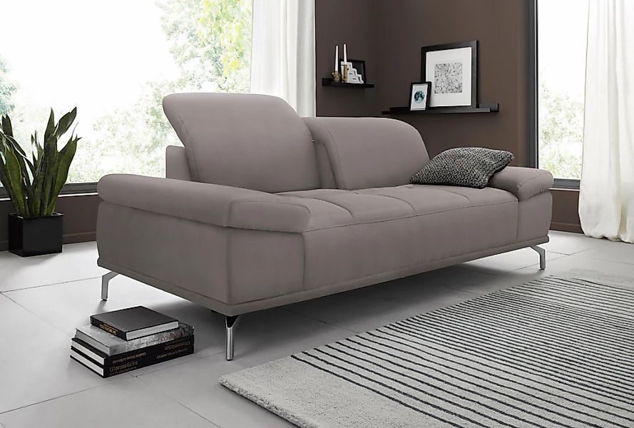 PLACES OF STYLE 3-Sitzer "Caluna" mit Sitztiefen- und Kopfteilverstellung günstig online kaufen