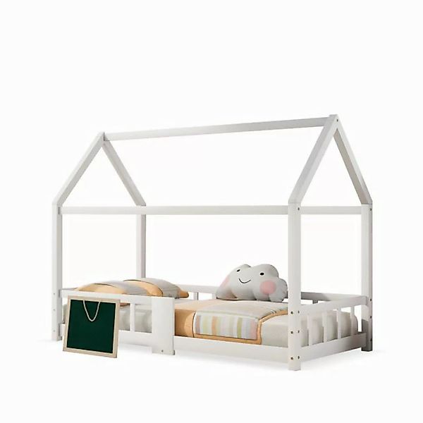 REDOM Kinderbett Kinder Bett Jugendbett Holzbett Hausbett Kinderhaus Massiv günstig online kaufen