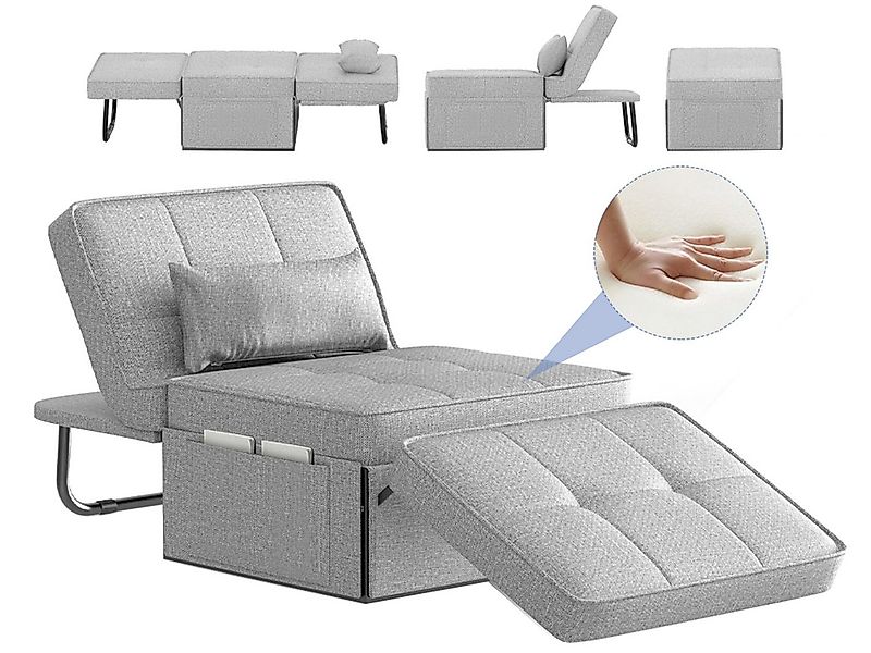 Mihtrov Schlafsofa 4-in-1 Sofa mit Schlaffunktion, Schlafcouch Ausziehbar, günstig online kaufen