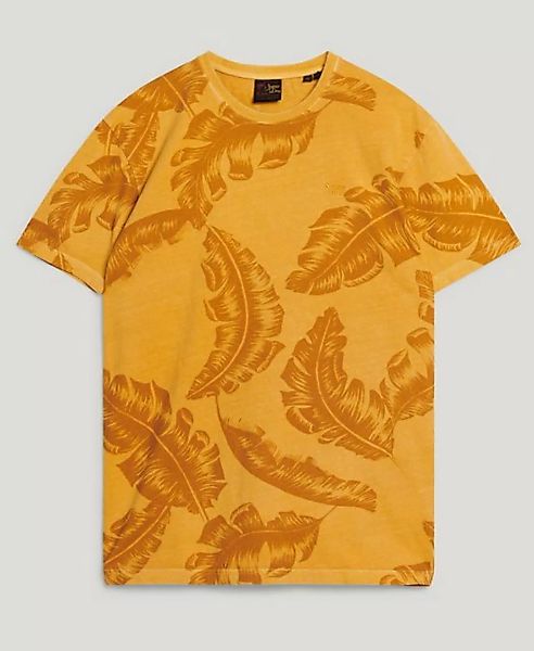 Superdry T-Shirt VINTAGE OVERDYE PRINTED TEE Desert Yellow günstig online kaufen