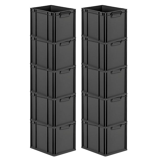PROREGAL SparSet 10x Eurobox Nextgen Grip HxBxT 32x30x40cm 30 Liter Griffe günstig online kaufen