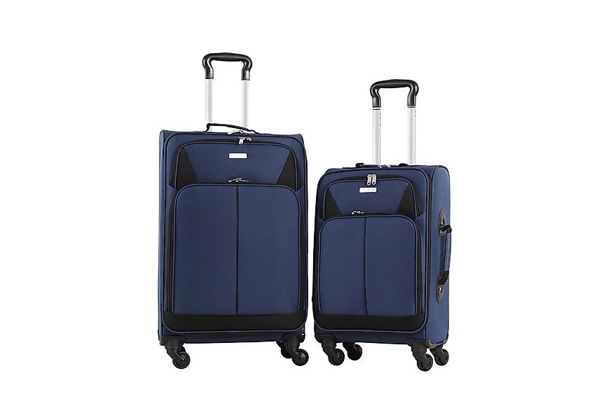 NTK-Collection Kofferset Kofferset 2-teilig Viga Navyblau, 4 Rollen, (Set, günstig online kaufen