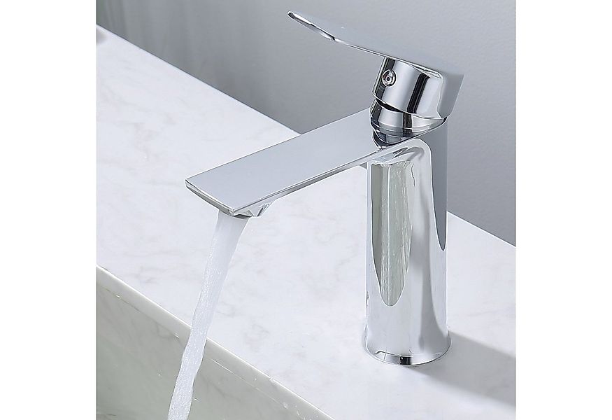 HOMELIVE Waschtischarmatur Armatur Badezimmer Einhebelmischer Mischbatterie günstig online kaufen