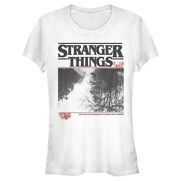 Netflix - Stranger Things - Logo Upside Photo - Frauen T-Shirt günstig online kaufen
