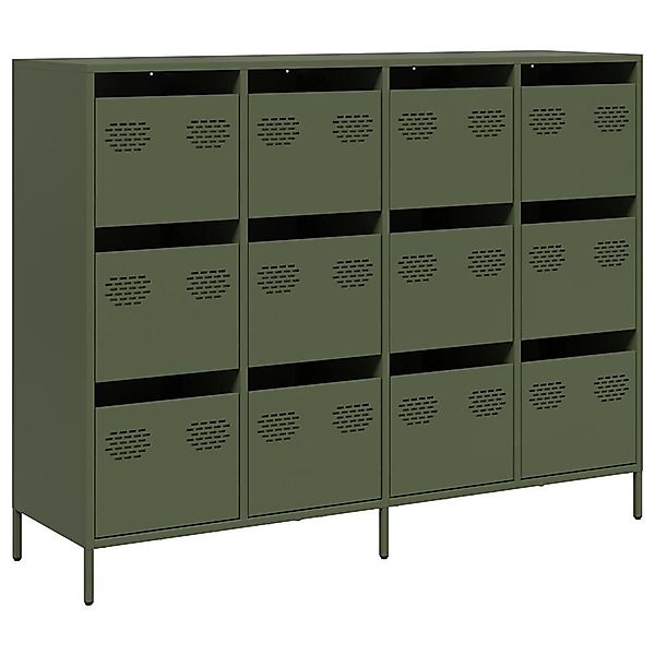 vidaXL Sideboard Sideboard Olivgrün 135x39x103,5 cm günstig online kaufen