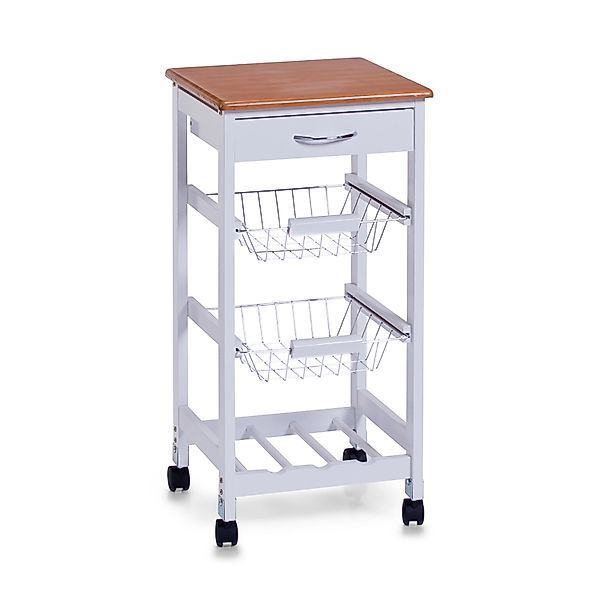 Küchenrollwagen m.Bambusdekor-Top MDF günstig online kaufen