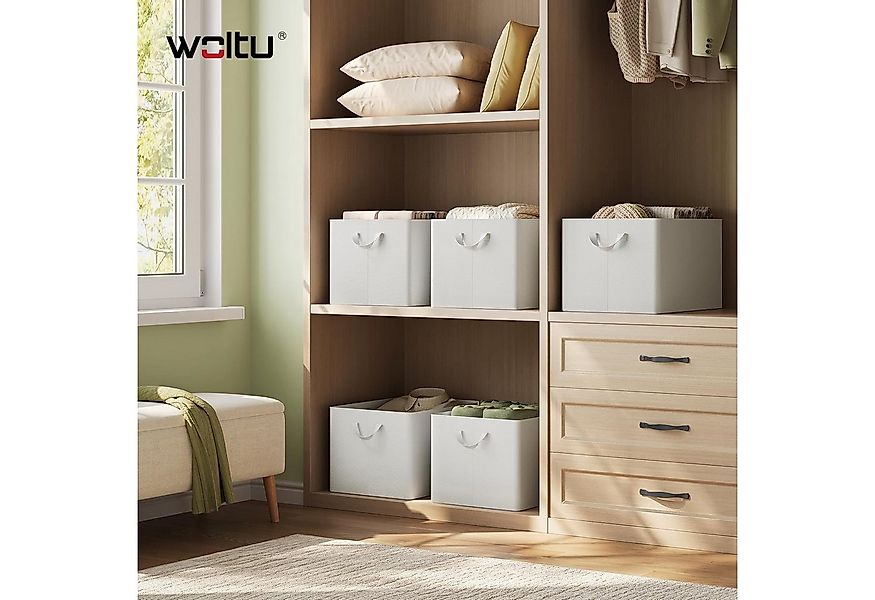Woltu Aufbewahrungsbox (3 St), mit Griffen, für Schlafzimmer, Arbeitszimmer günstig online kaufen