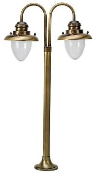 Wetterfeste Stehlampe MARIOS Messing Maritim H:85cm günstig online kaufen