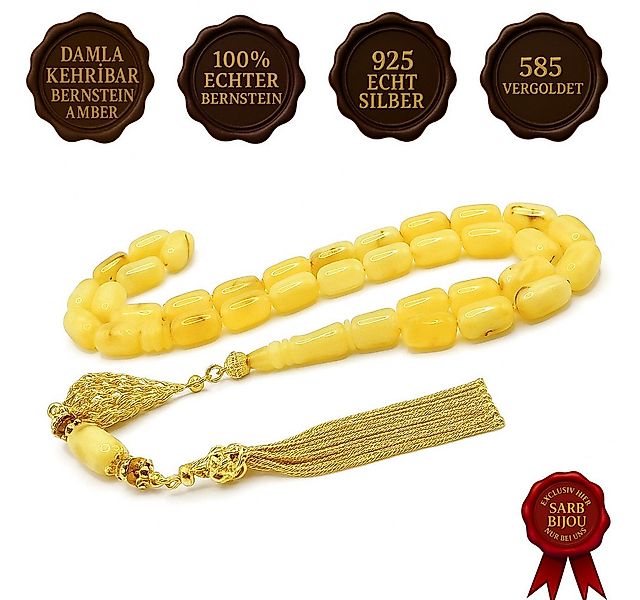 M-Punkt24 Kettenanhänger Tesbih Tespih (28 Gramm, Gebetskette, Misbah, Subh günstig online kaufen