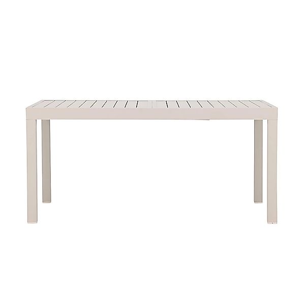 ebuy24 Capo Gartentisch mit Auszug 160 bis 240 cm Beige günstig online kaufen