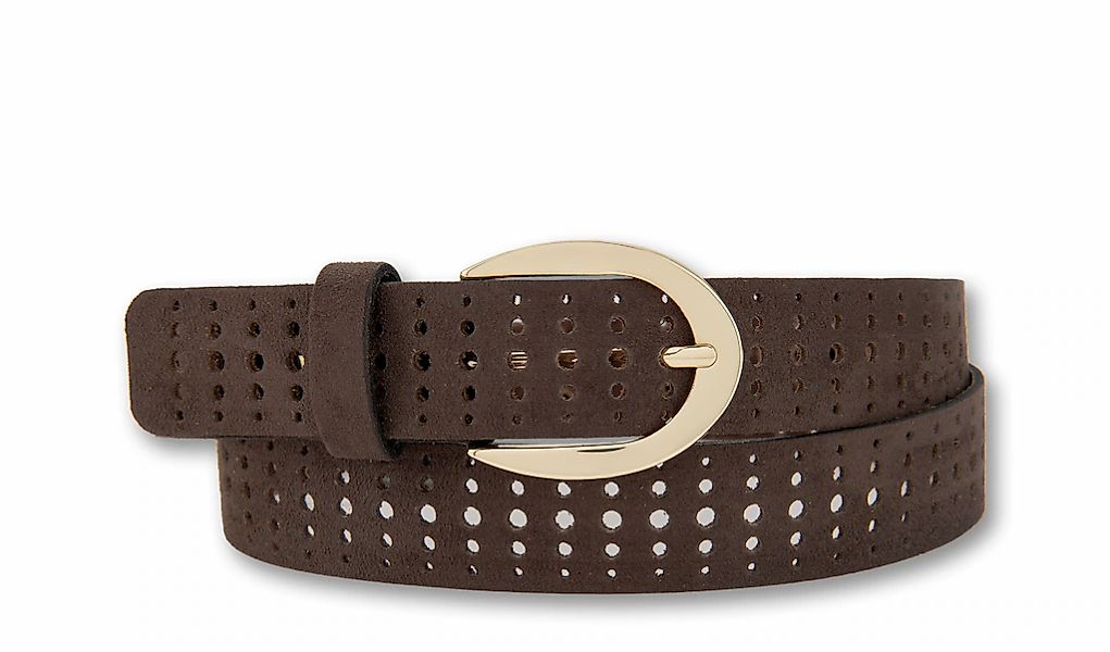 BERND GÖTZ Ledergürtel "Ledergürtel mit raffinierter Lochung für topmodisch günstig online kaufen