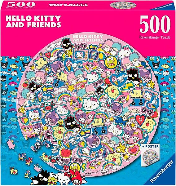 Ravensburger Puzzle Hello Kitty and Friends, 500 Puzzleteile, Made in Europ günstig online kaufen