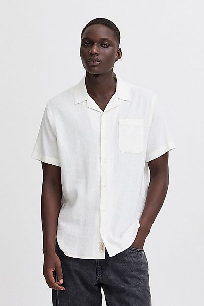 Blend Leinenhemd BHVICTOR Stilvolles Kurzarmhemd aus Leinenmix und Brusttas günstig online kaufen