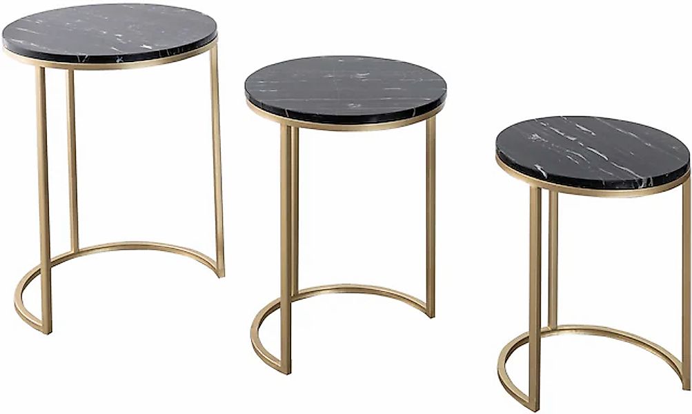 Kayoom Beistelltisch »Tria 125 3er-Set, faszinierend und auflockernd«, (Set günstig online kaufen