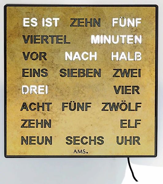 AMS Tischuhr »T1241«, (2 St.), Digitaluhr, Wanduhr, Quarzuhr, Esszimmer, Wo günstig online kaufen