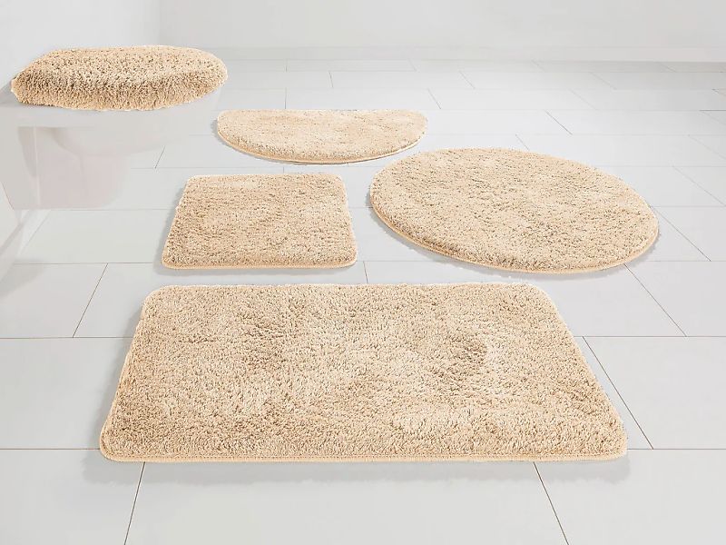 Bruno Banani Badematte "Lana, Badvorleger, Badezimmer Teppich" Höhe 25 mm r günstig online kaufen