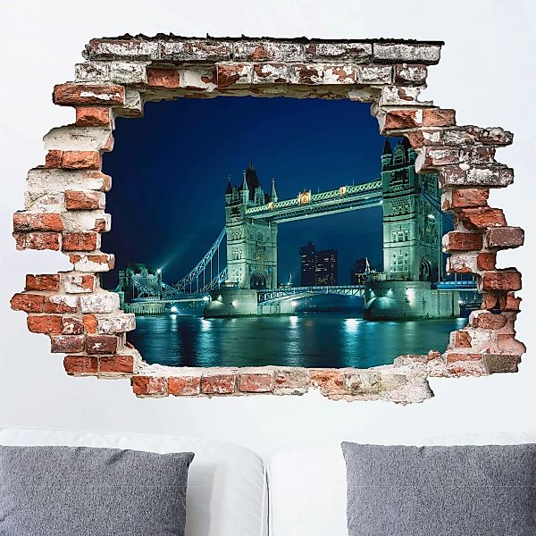 3D Wandtattoo Tower Bridge günstig online kaufen