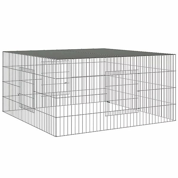 vidaXL Kleintierstall, Kaninchenkäfig 110x110x55 cm Verzinktes günstig online kaufen