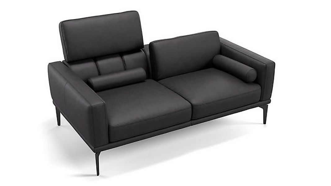Sofanella 2-Sitzer Leder BIANCO, Relaxsofa, Designsofa, Designer Couch, Ita günstig online kaufen