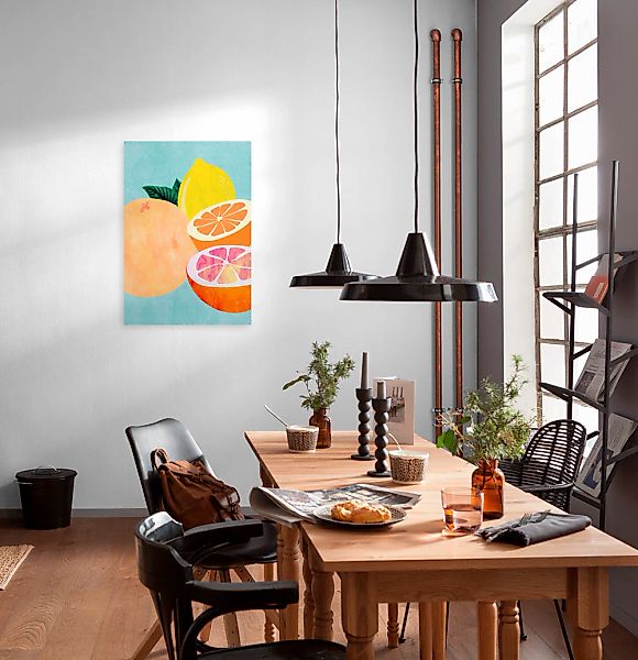 Komar Leinwandbild "Mint and Lemonade - Größe 40 x 60 cm" Natur 1 Stk. tlg. günstig online kaufen