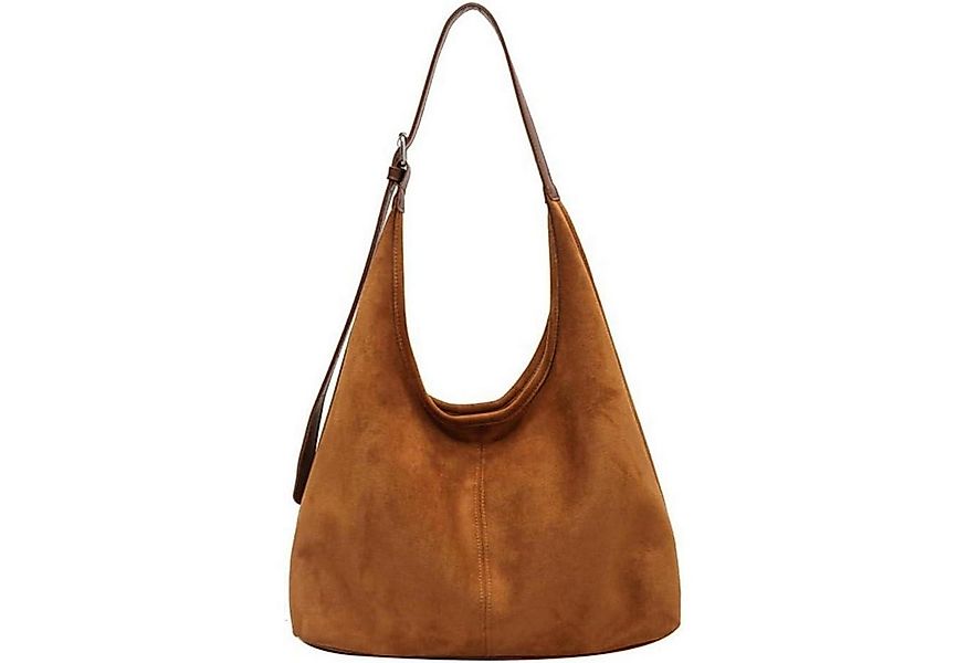 LuxusKollektion Handtasche Große Wildleder Handtasche Damen Umhängetasche V günstig online kaufen