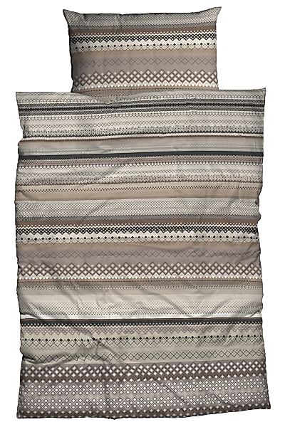 CASATEX Bettwäsche "Alfredo" 2 Stk. tlg. Streifendesign günstig online kaufen