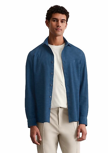 Marc OPolo Langarmhemd, weiche, leichte Chambray-Qualität günstig online kaufen
