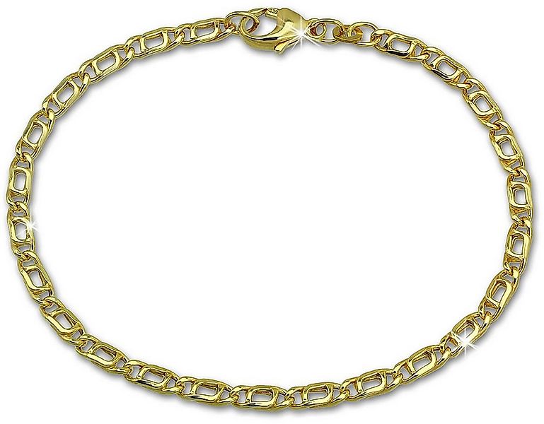GoldDream Goldarmband GoldDream 19cm Armband Tigerauge (Armband), Damen Arm günstig online kaufen