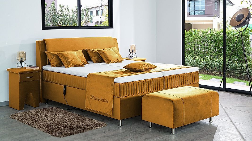 Meisterbetten Boxspringbett Mari (mit Motor, 7-Zonen günstig online kaufen