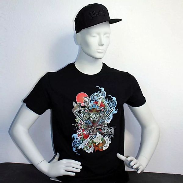 Black Leaf Print-Shirt T-Shirt RONIN (Black Leaf Merchandise / Kein Set, Bl günstig online kaufen