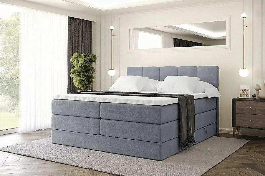 ALTDECOR Boxspringbett LIRO KING (Multipocket-Matratze H4, günstig online kaufen