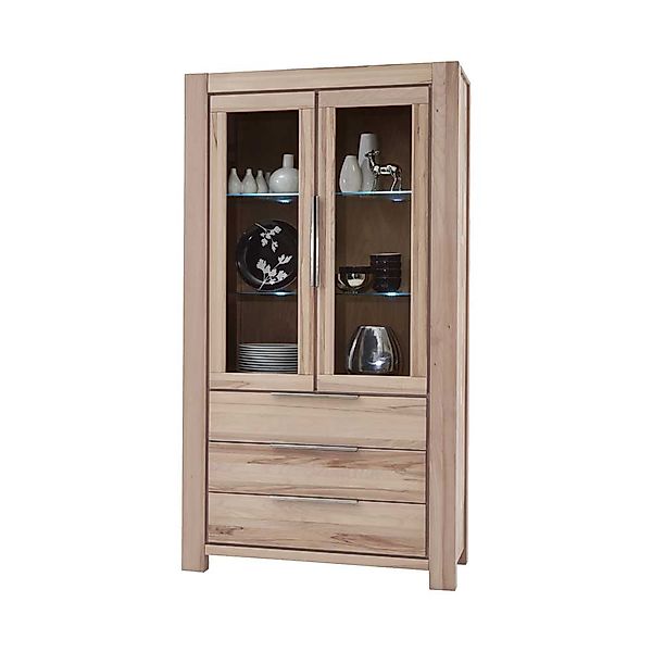 Vitrine aus Wildeiche Massivholz Sonoma geölt günstig online kaufen