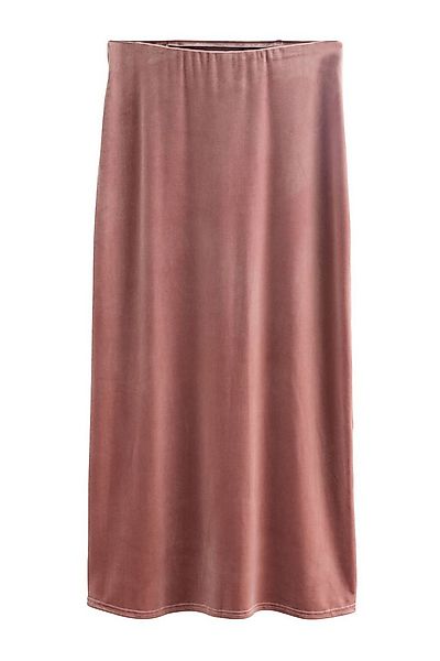 Next Maxirock Enger langer Samtrock (1-tlg) günstig online kaufen