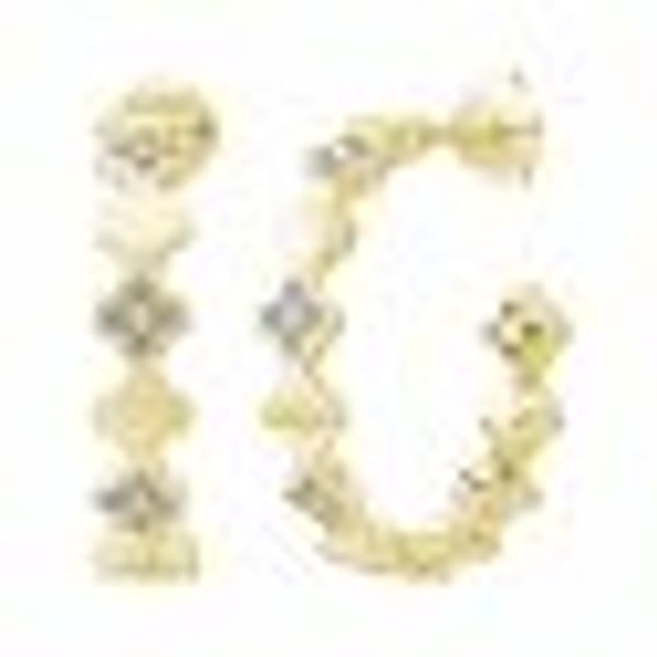 Creolen 925 Sterling Silber vergoldet Kleeblatt Zirkonia günstig online kaufen