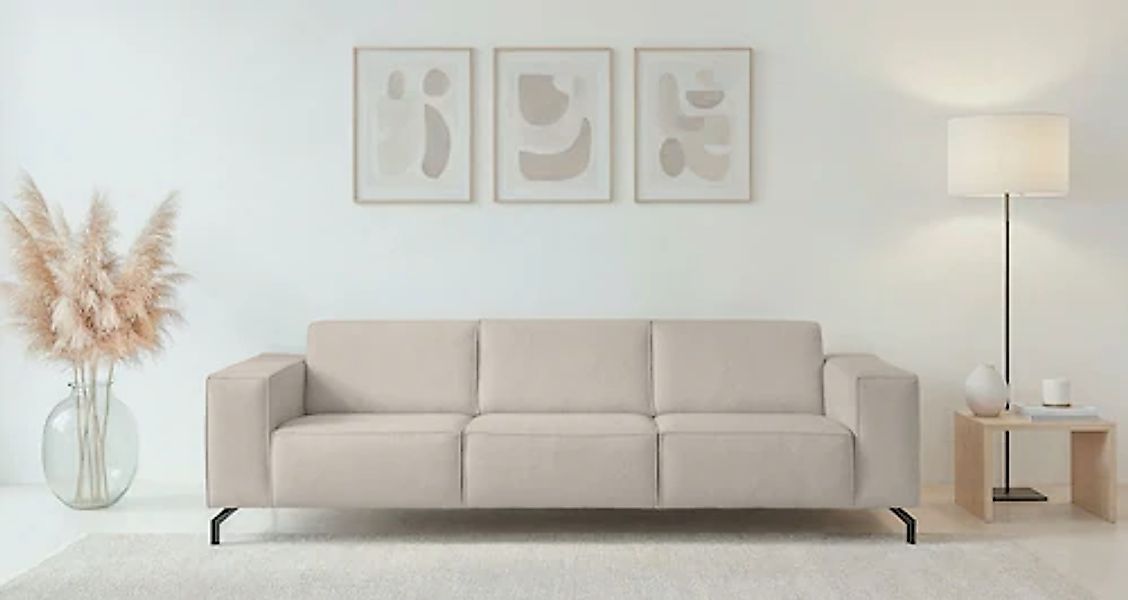 Home affaire 3-Sitzer »Lorcan 257 cm, weiches Sitzgefühl« günstig online kaufen