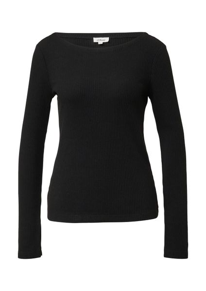 s.Oliver Langarmshirt T-Shirt Geripptes Langarmshirt mit günstig online kaufen