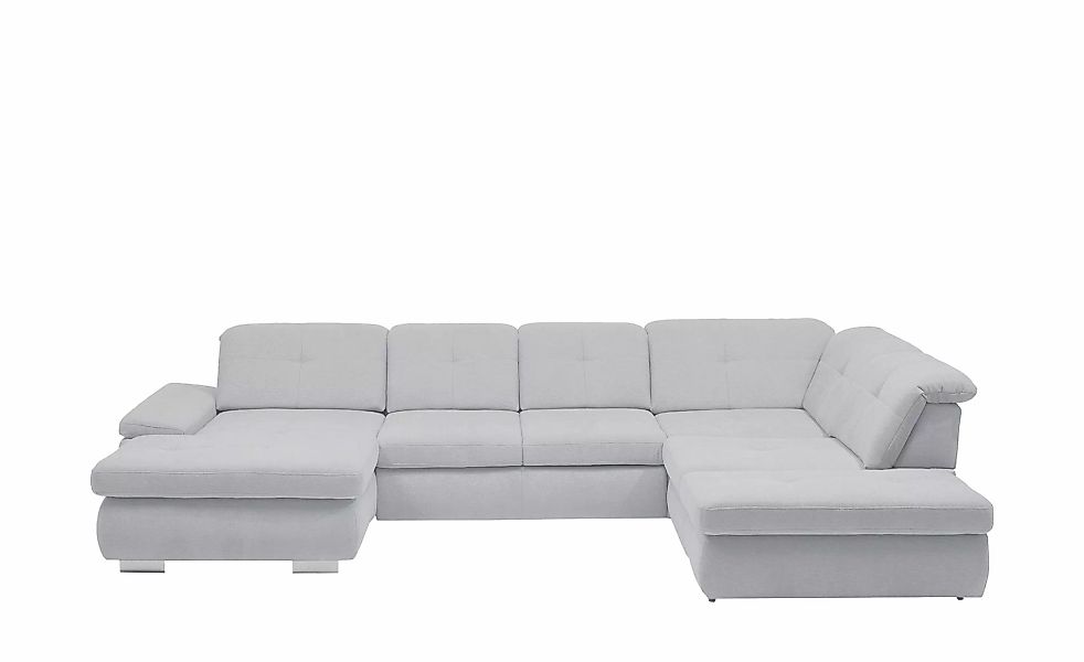 Lounge Collection Wohnlandschaft Flachgewebe  Affair ¦ grau ¦ Maße (cm): B: günstig online kaufen